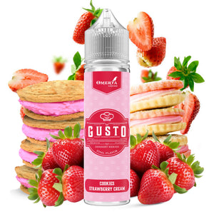 Gusto Cookies Strawberry Cream 10/60ml