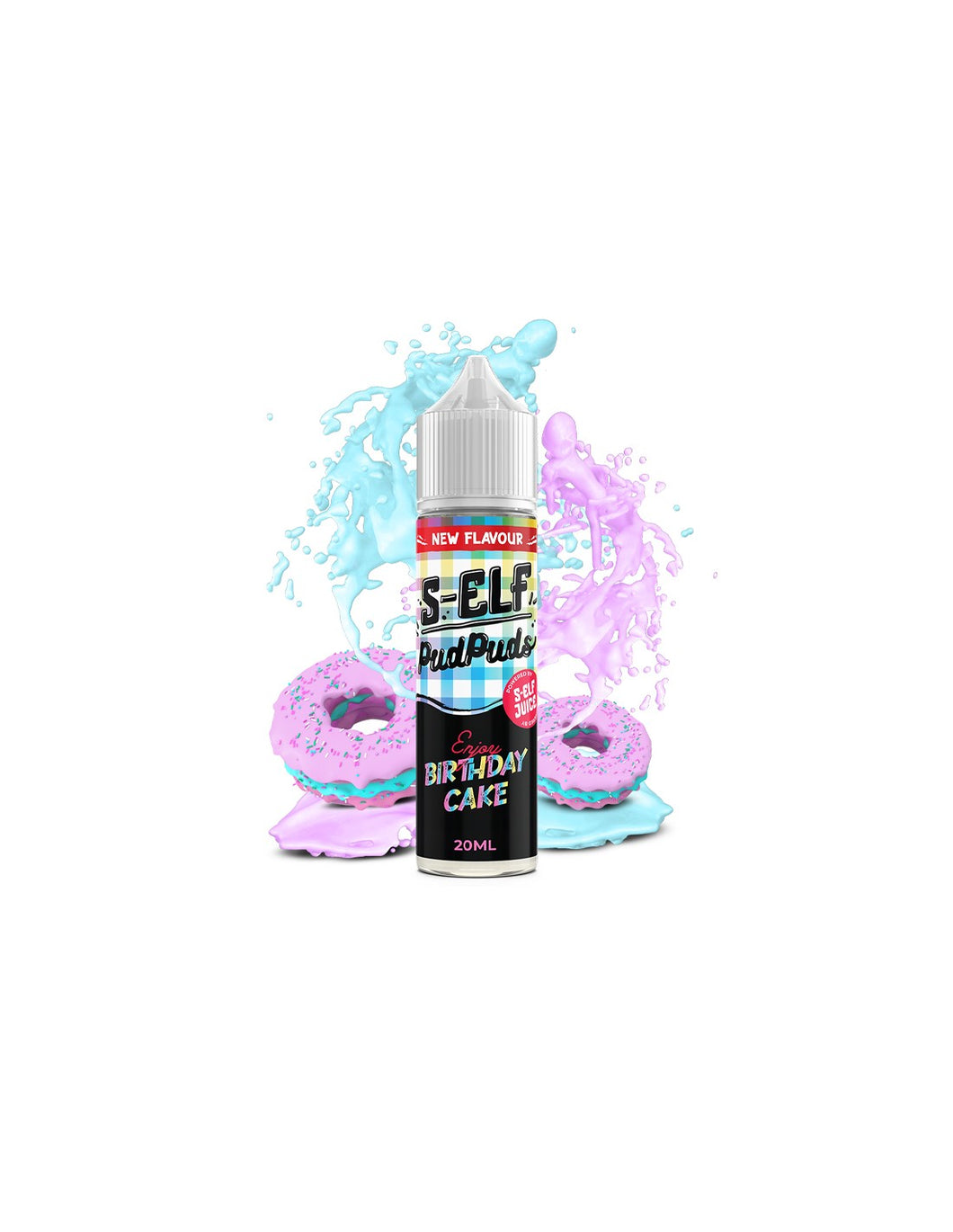 S-Elf Juice Pud Puds Birthday Cake 20/60ml
