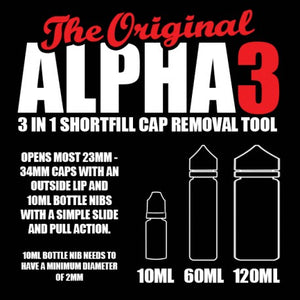 alpha3 cap removal tool